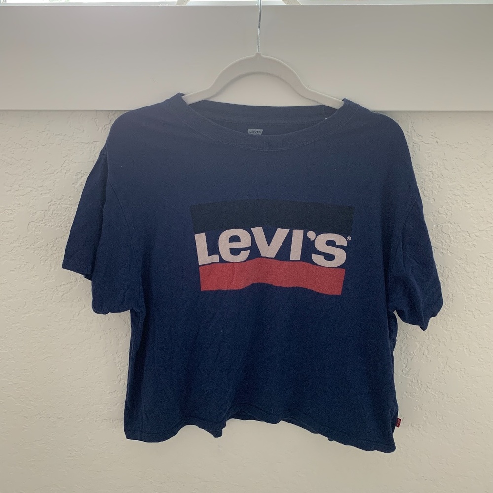 Levis Cropped Graphic Tee